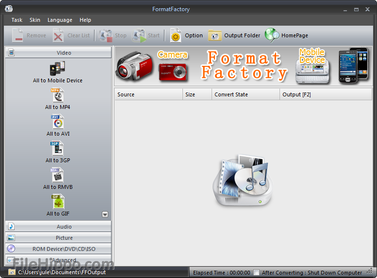 Format Factory 5.15.0 for apple download